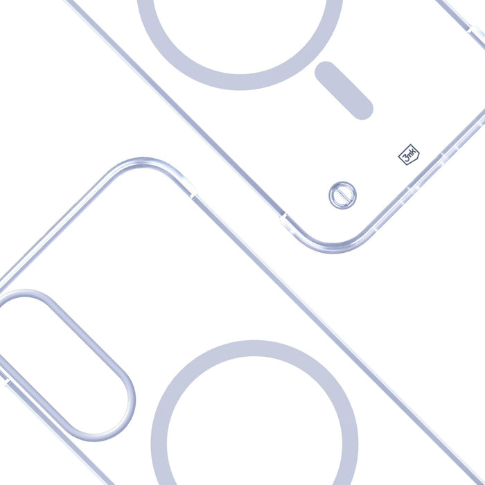 3mk Just20g MagCase for Samsung Galaxy S25 Edge - Transparent