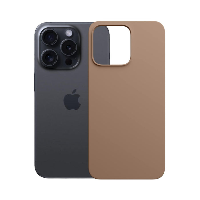 3mk Hardy MagSilicone Case for iPhone 15 Pro Max - Brown