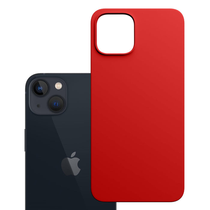 3mk Hardy MagSilicone iPhone 13 Case - Red