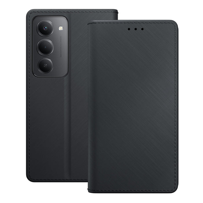 3mk Wallet Case for Xiaomi Redmi 15 4G / 15 5G - black
