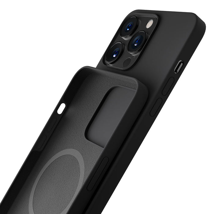 3mk Hardy Silicone MagCase for iPhone 14 Pro Max - Gray