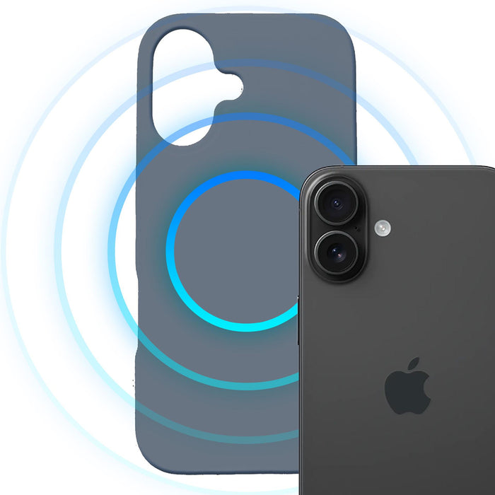 3mk Hardy MagSilicone Case for Apple iPhone 16 Plus - Blue