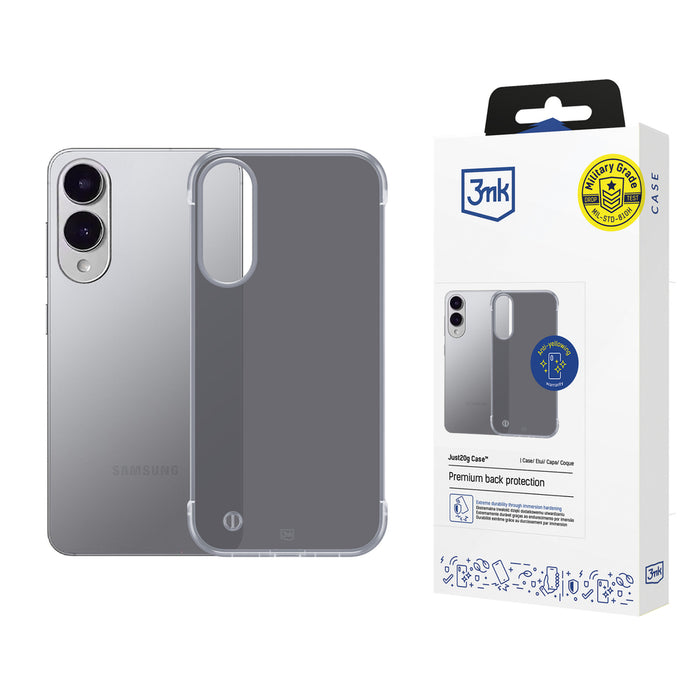 3mk Just20g Matt Case for Samsung Galaxy S25 Edge - Matte Black