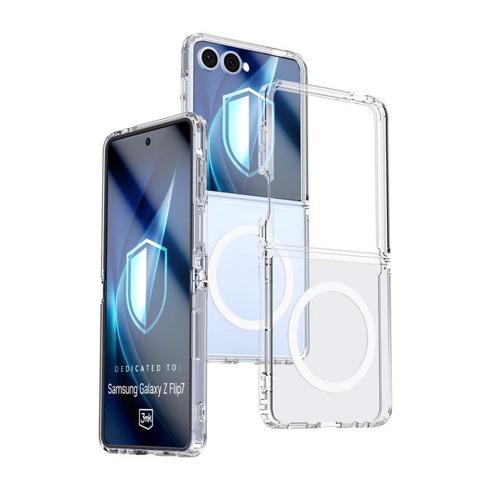 3mk Armor MagCase for Samsung Galaxy Z Flip 7 - Transparent