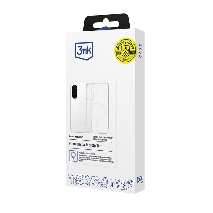 3mk Armor MagCase for Samsung Galaxy A26 5G - Transparent