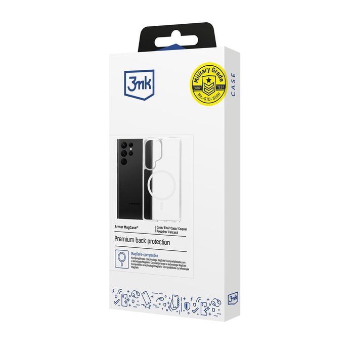 3mk Armor MagCase for Samsung Galaxy S25 Ultra - Transparent