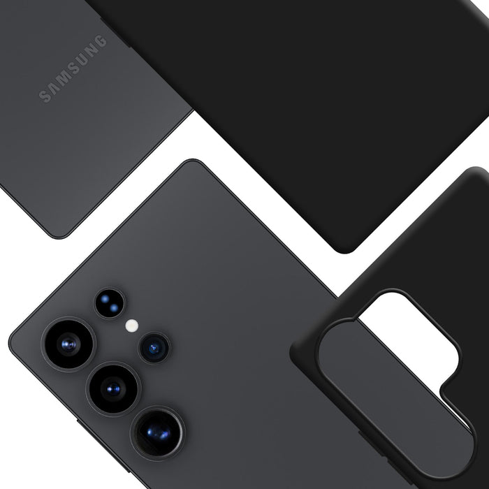 3mk Hardy MagSilicone Case for Samsung Galaxy S25 Ultra - Black