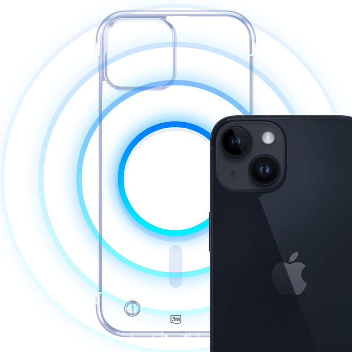 3mk Just20g MagCase for iPhone 14 Plus - transparent