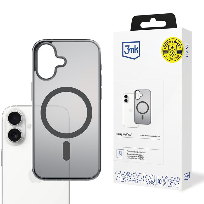 3mk Frosty MagCase for iPhone 17 - Black