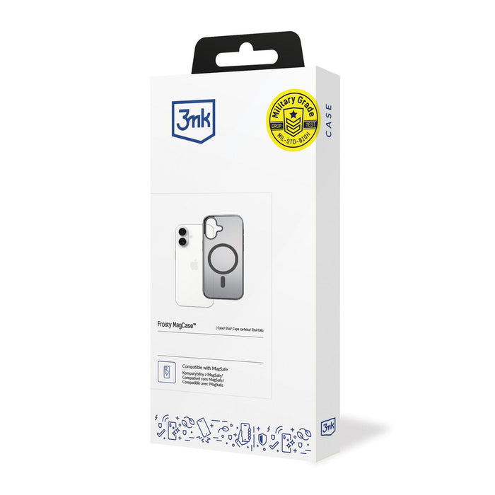 3mk Frosty MagCase for iPhone 17 - Black