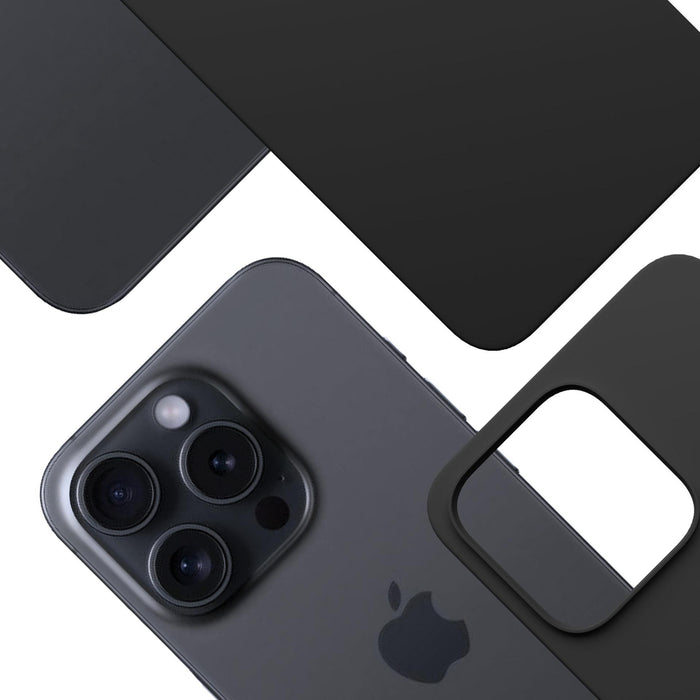 3mk Hardy MagSilicone Case for Apple iPhone 16 Pro - Black