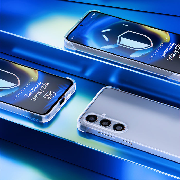 3mk Just20g Clear Case for Samsung Galaxy S24 - transparent