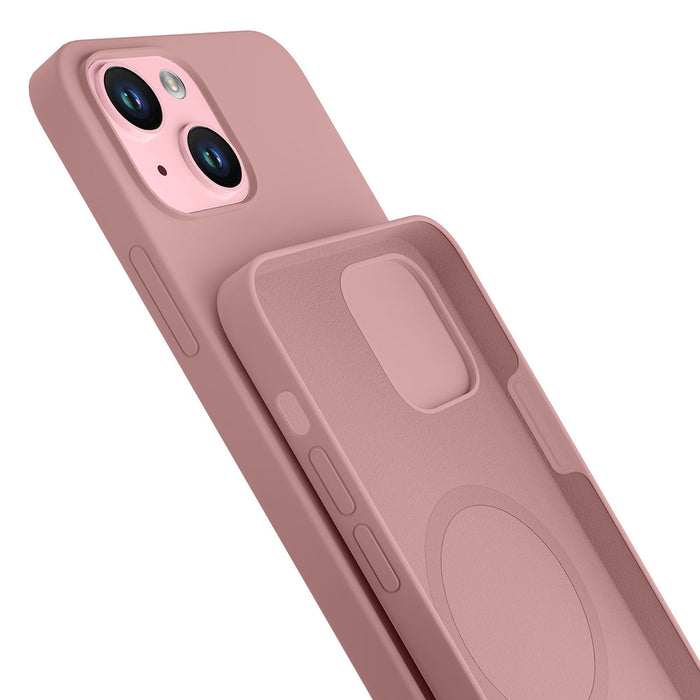 3mk Hardy Silicone MagCase for iPhone 15 Plus - Pink