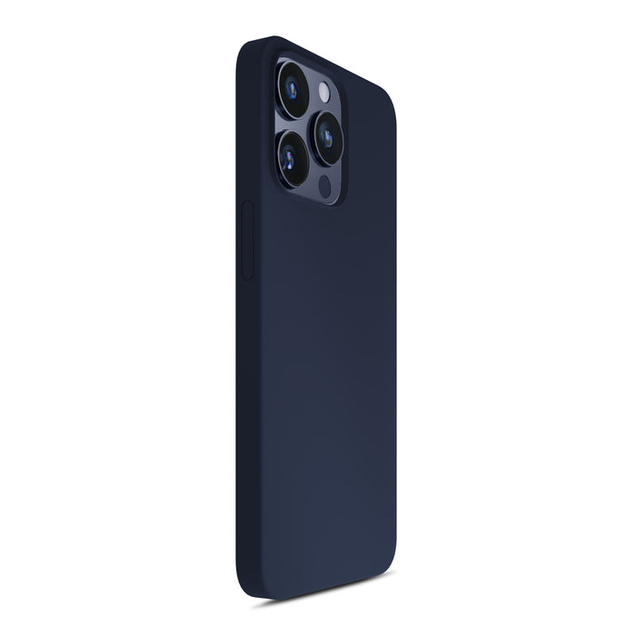 3mk Silicone Case for iPhone 15 Pro Max - Navy Blue