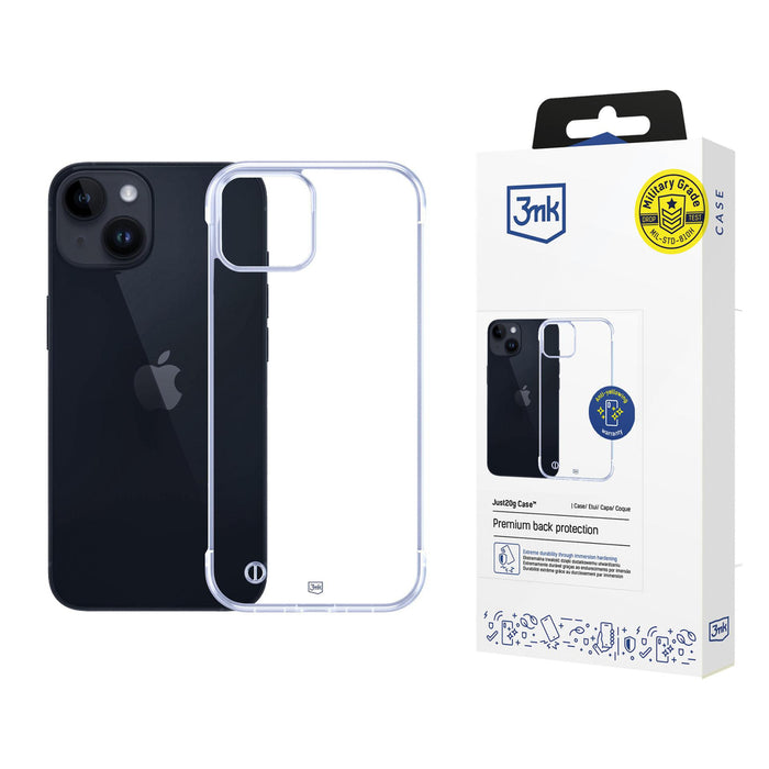 3mk Just20g Clear Case for Apple iPhone 14 Plus - transparent