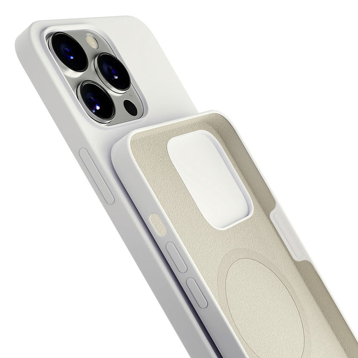 3mk Hardy Silicone MagCase for iPhone 14 Pro Max - White