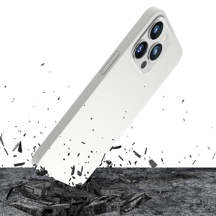 3mk Hardy Silicone MagCase for iPhone 14 Pro Max - White