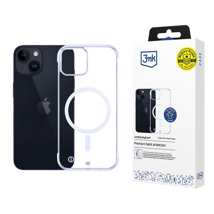 3mk Just20g MagCase for iPhone 13 - transparent