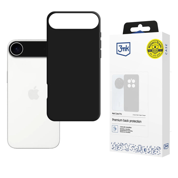 3mk Matt Case Pro for Apple iPhone 17 Air - Matte Black
