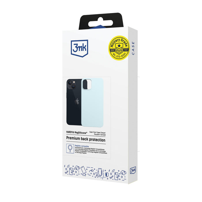3mk Hardy MagSilicone Case for Apple iPhone 14 Plus - Blue