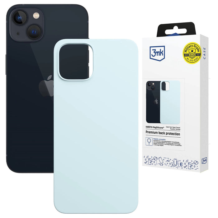 3mk Hardy MagSilicone Case for Apple iPhone 14 Plus - Blue