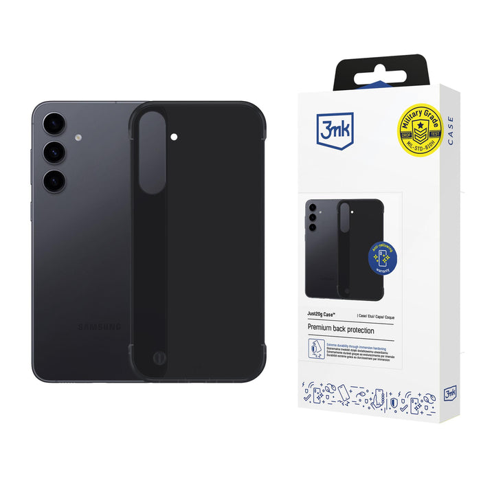 3mk Just20g Matt Case for Samsung Galaxy S24 - Matte Black