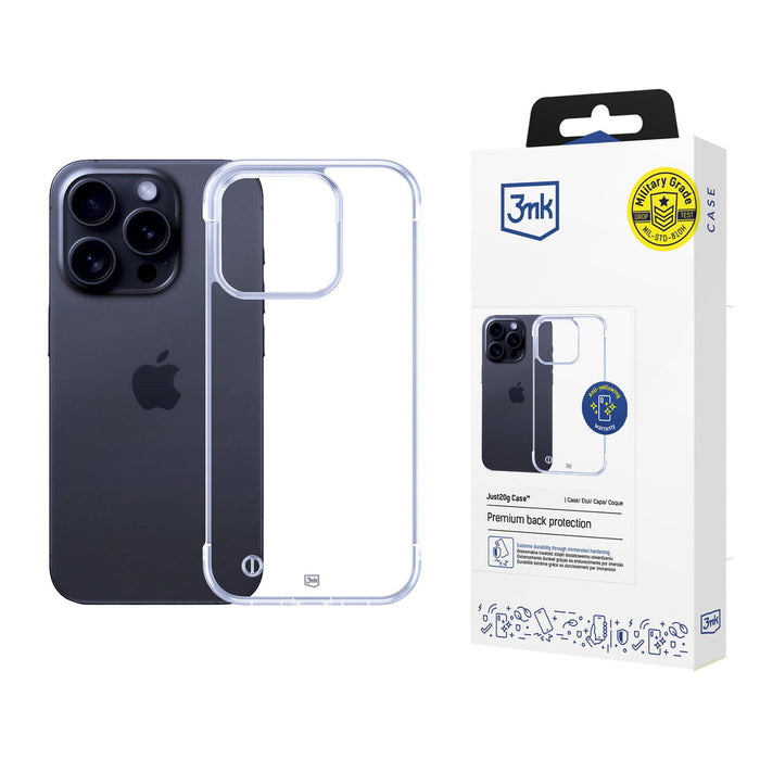 3mk Just20g Clear Case for Apple iPhone 13 Pro - transparent