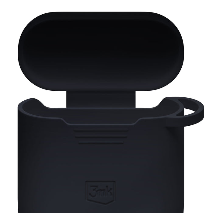 3mk Silicone AirPods Case for Apple AirPods 2 - Black