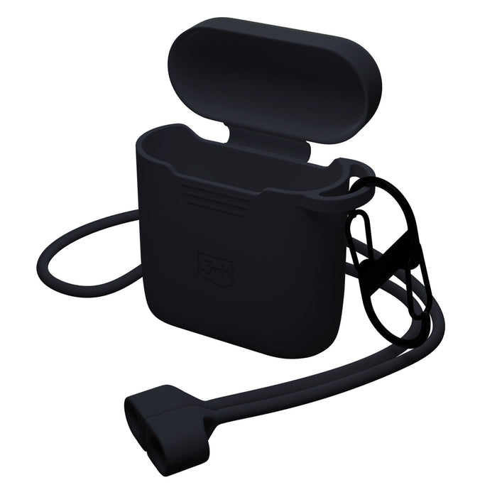3mk Silicone AirPods Case for Apple AirPods 2 - Black