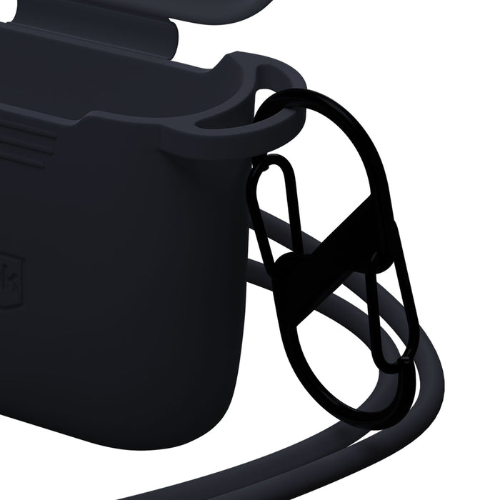 3mk Silicone AirPods Case for Apple AirPods 2 - Black