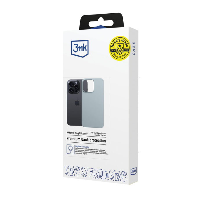 3mk Hardy MagSilicone Case for Apple iPhone 13 Pro Max - Blue