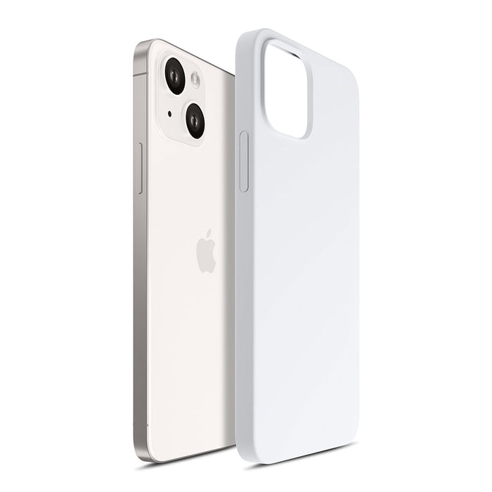 3mk Hardy Silicone MagCase for iPhone 15 Plus - White