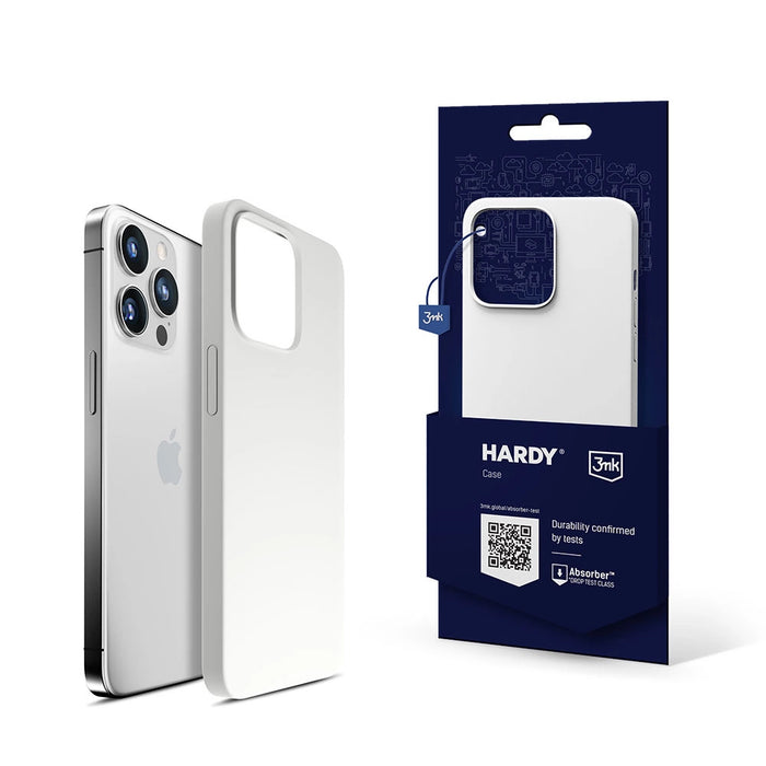 3mk Hardy Silicone MagCase for iPhone 14 Pro - White