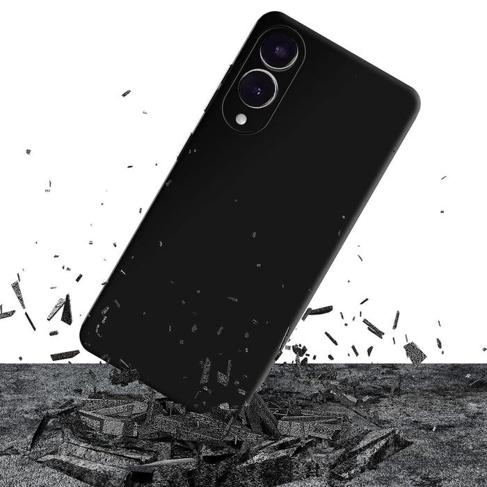 3mk Matt Case Pro for Samsung Galaxy S25 Edge - Matte Black