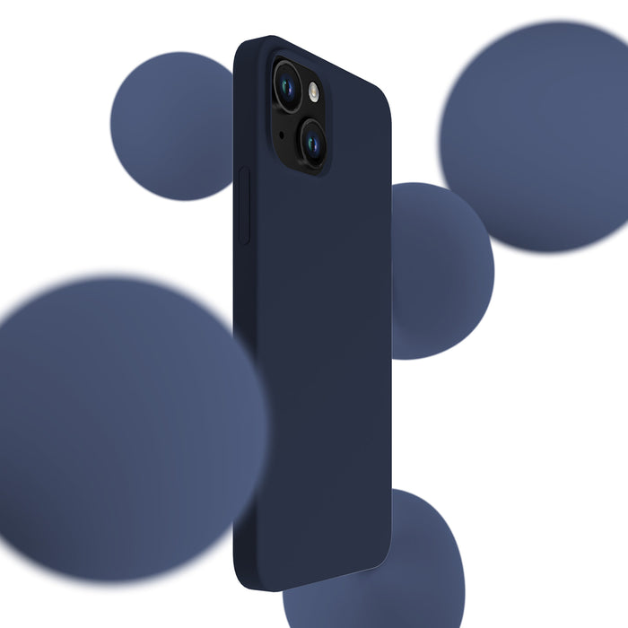 3mk Silicone Case for iPhone 15 Plus - Navy Blue