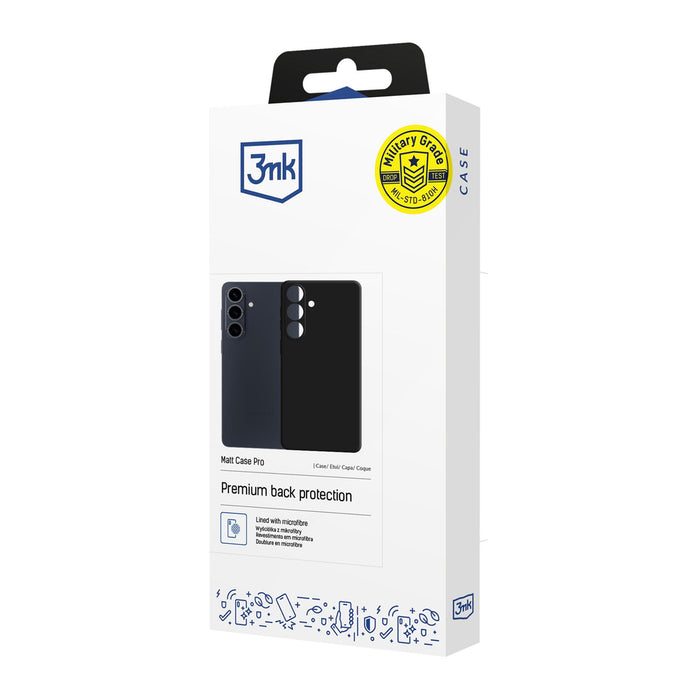 3mk Matt Case Pro for Samsung Galaxy S26+ - matte black