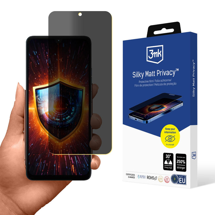 3mk Silky Matt Privacy Screen Protector for Motorola Moto G06 / Moto G06 Power