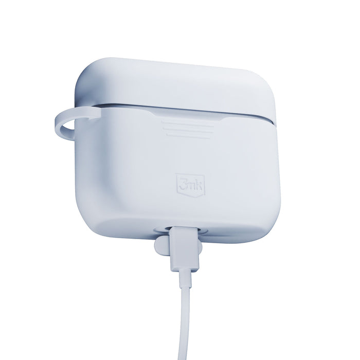 3mk Silicone AirPods Case for AirPods Pro 3 - White