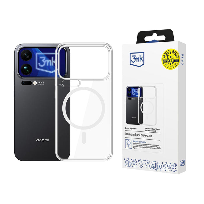 3mk Armor MagCase for Xiaomi 17 Pro - transparent