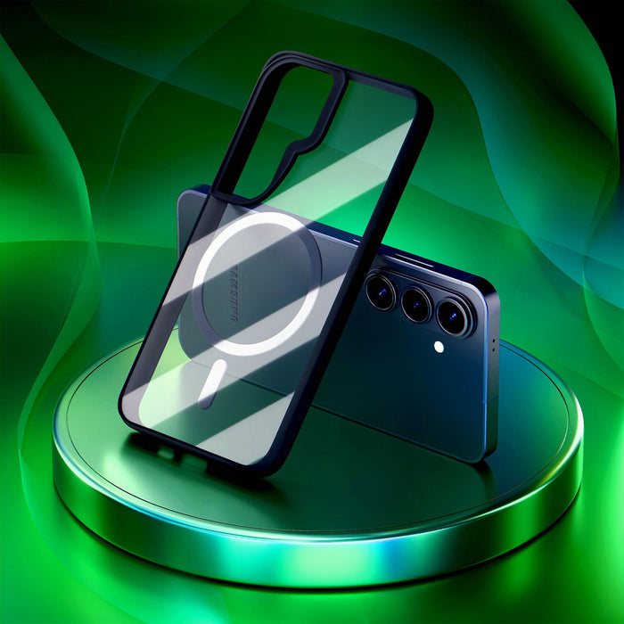 3mk Satin Armor MagCase for Samsung Galaxy S26 - Transparent Black