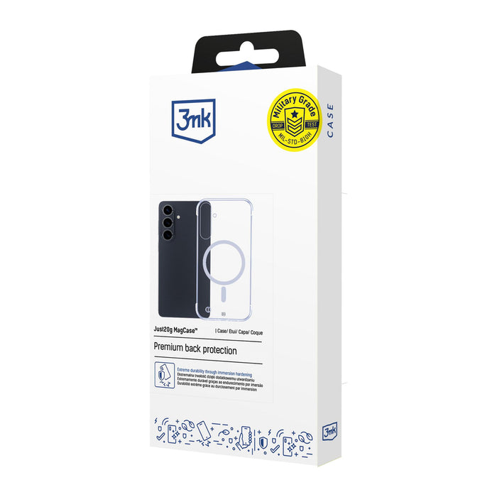 3mk Just20g MagCase for Samsung Galaxy S26+ - transparent