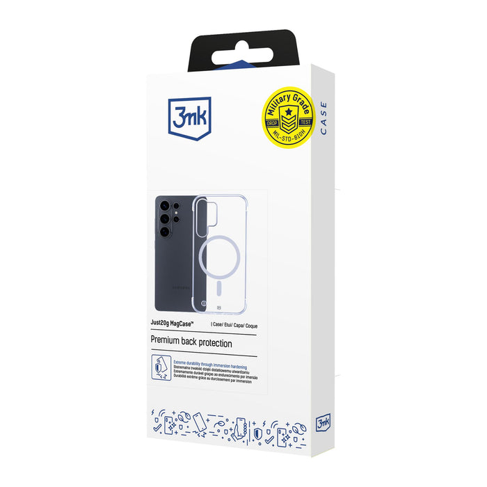 3mk Just20g MagCase for Samsung Galaxy S26 Ultra - Transparent