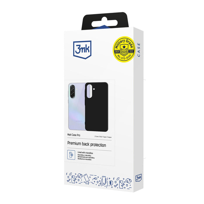 3mk Matt Case Pro for Samsung Galaxy A37 - matte black