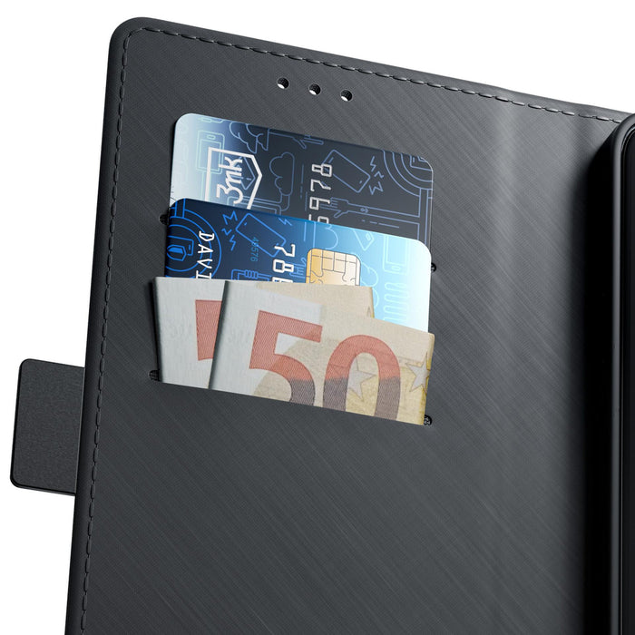 3mk Wallet Case for Samsung Galaxy A37 - Black