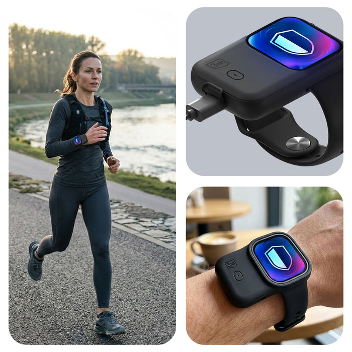 3mk Endurance Powerbank for Apple Watch 49 mm 2.5W 1200mAh USB-C - black
