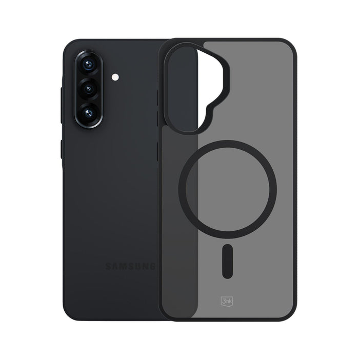 3mk Smoke MagCase for Samsung Galaxy A57 - Gray-Translucent