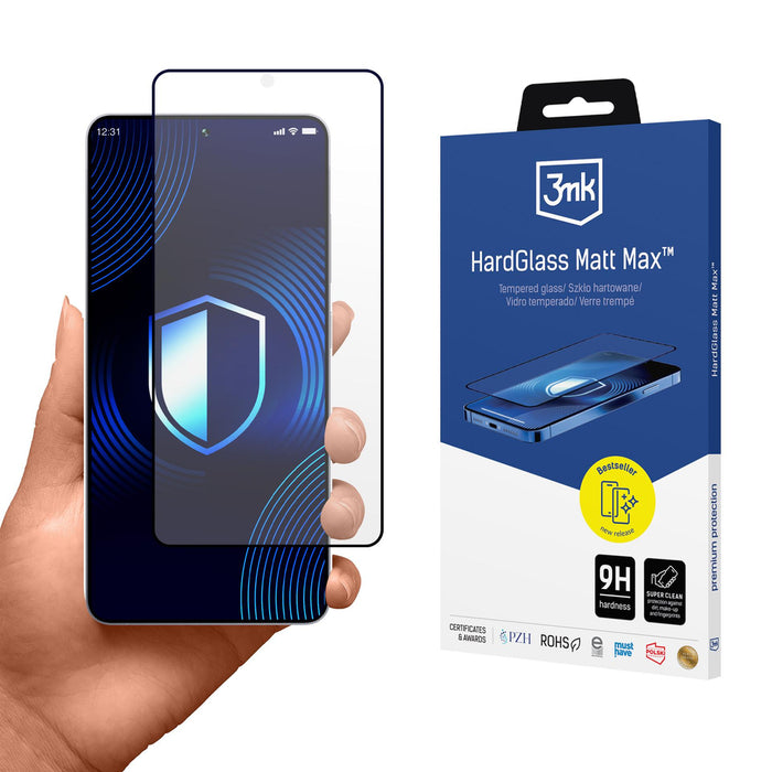 3mk HardGlass Matt Max Tempered Glass for Samsung Galaxy S26 Ultra
