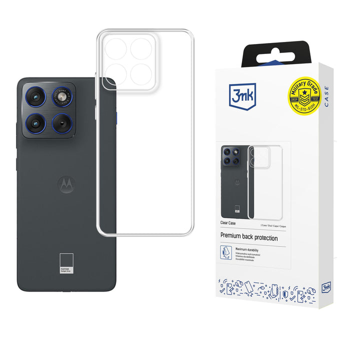 3mk Clear Case for Motorola Edge 70 - transparent