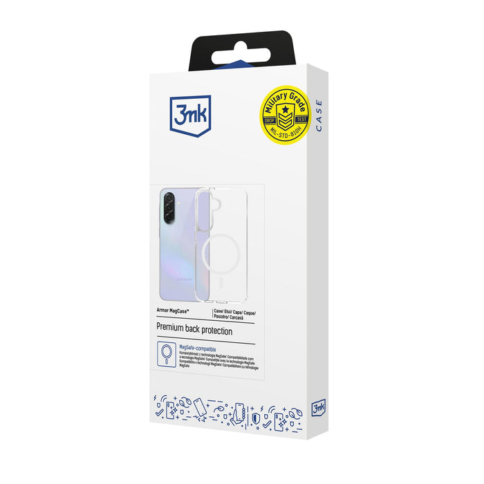 3mk Armor MagCase for Samsung Galaxy A37 - transparent
