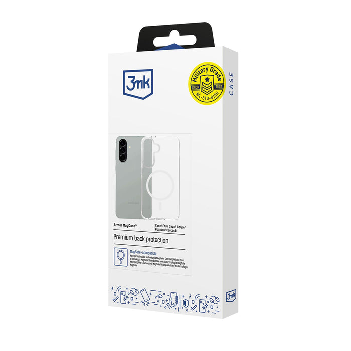 3mk Armor MagCase for Samsung Galaxy A57 - transparent